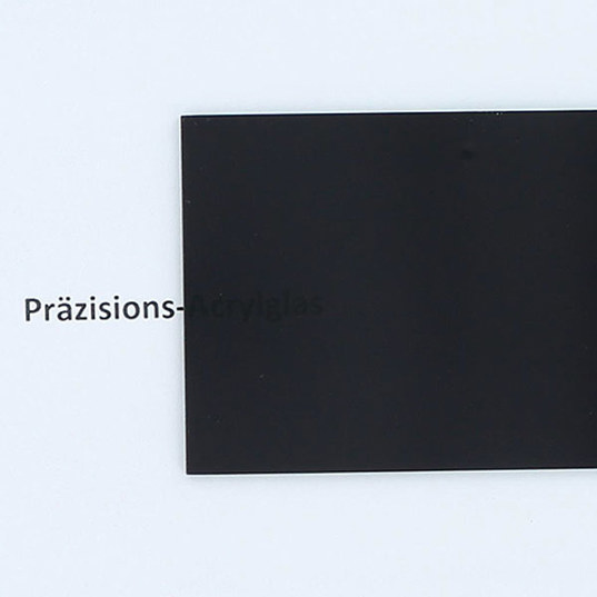 Präzisions-Acrylglas transparent anthrazit 245 x 490 x 0,5 mm | laserfähig