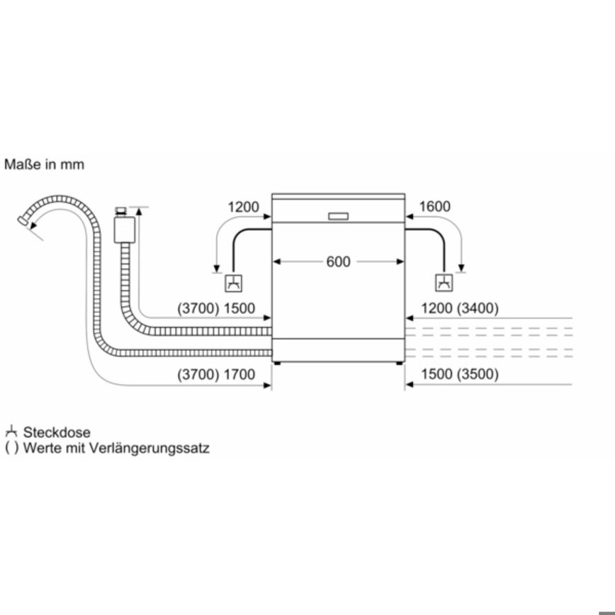 Bosch Serie 8 SBD8TCX01E Spülmaschine Voll integriert 14 Maßgedecke A