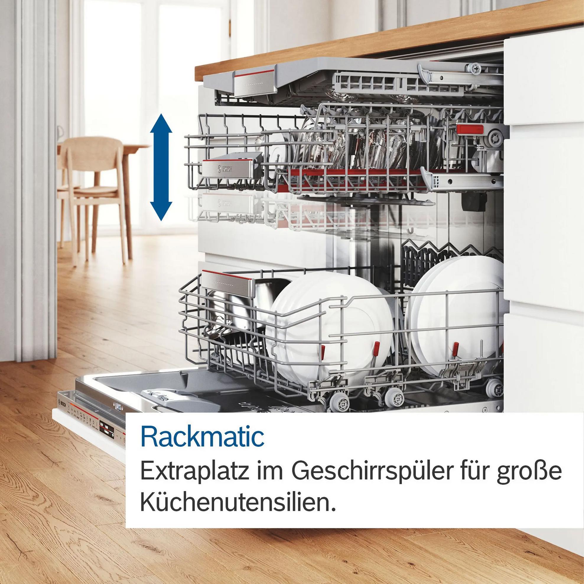 Bosch Serie 4 SMV46KX04E Vollintegrierter Geschirrspüler | Höhe 81,5 cm | Breite 60 cm | 4242005179626