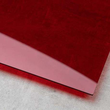 Farbige Acrylglasplatte 3 mm Rot 100 x 100 cm