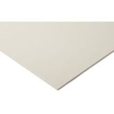 RS PRO ABS Kunststoffplatte | Weiß | 3mm x 610mm x 1220mm / 1.41g/cm3 bis +75°C | Voll