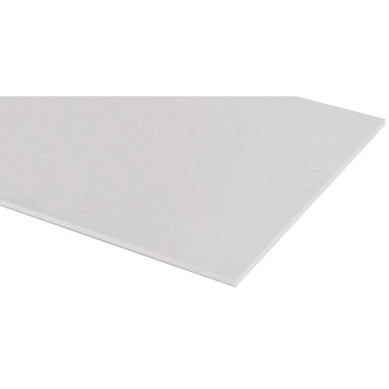 RS PRO PVC Kunststoffplatte | Weiß | 2.5mm x 1200mm x 1200mm / 1.38 → 1.42g/cm³ bis +60°C | Voll