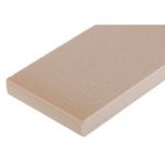 RS PRO PEEK Kunststoffplatte | Beige | 8mm x 50mm x 500mm / 1.32g/cm³ bis +260°C | Voll