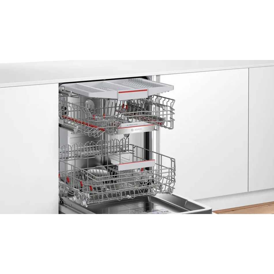 Bosch SMU6ZCS16E Unterbau-Geschirrspüler 60cm Edelstahl varioSchublade Zeolith-Trocknen 40dB EEK:B