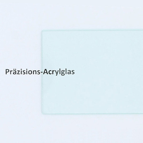 Präzisions-Acrylglas transparent glasgrün 245 x 490 x 0,5 mm | laserfähig