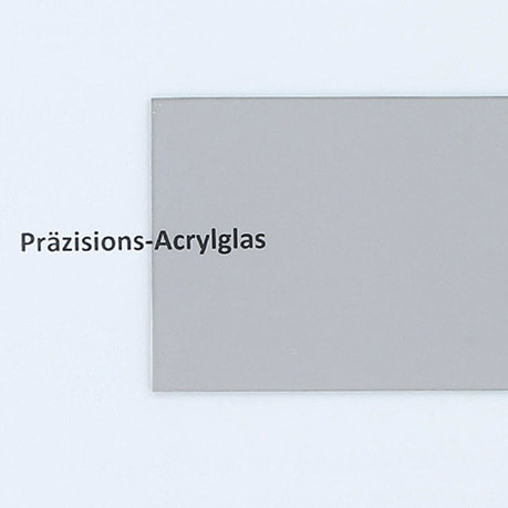 Präzisions-Acrylglas transparent warmgrau 490 x 1000 x 1,0 mm | laserfähig