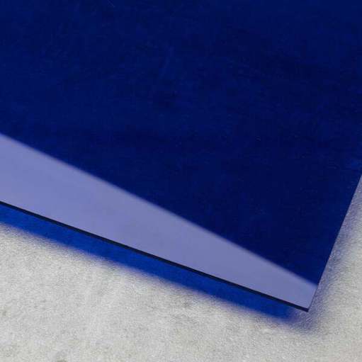 Farbige Acrylglasplatte 3 mm Blau 100 x 100 cm